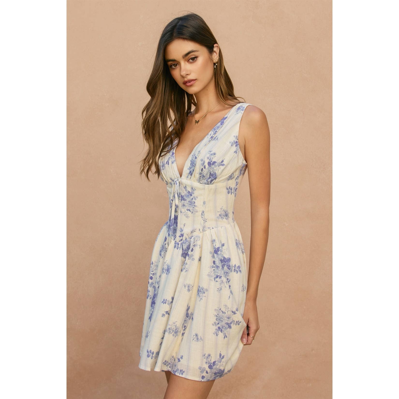 Morning Glory Corset Mini Dress