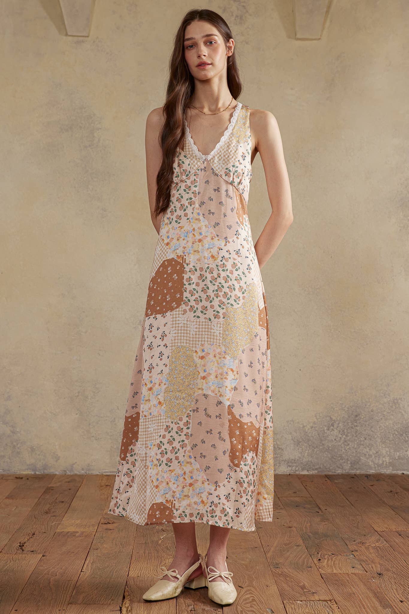 Patchwork Bloom Dress