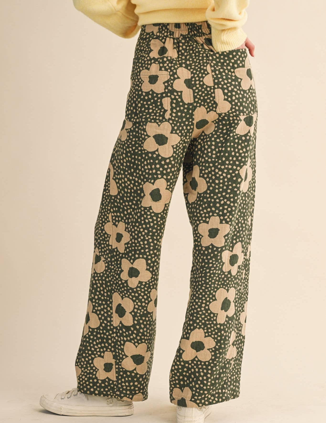 Lexington Floral Wide-Leg Pants