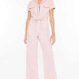 Blush Utility Jumpsuit