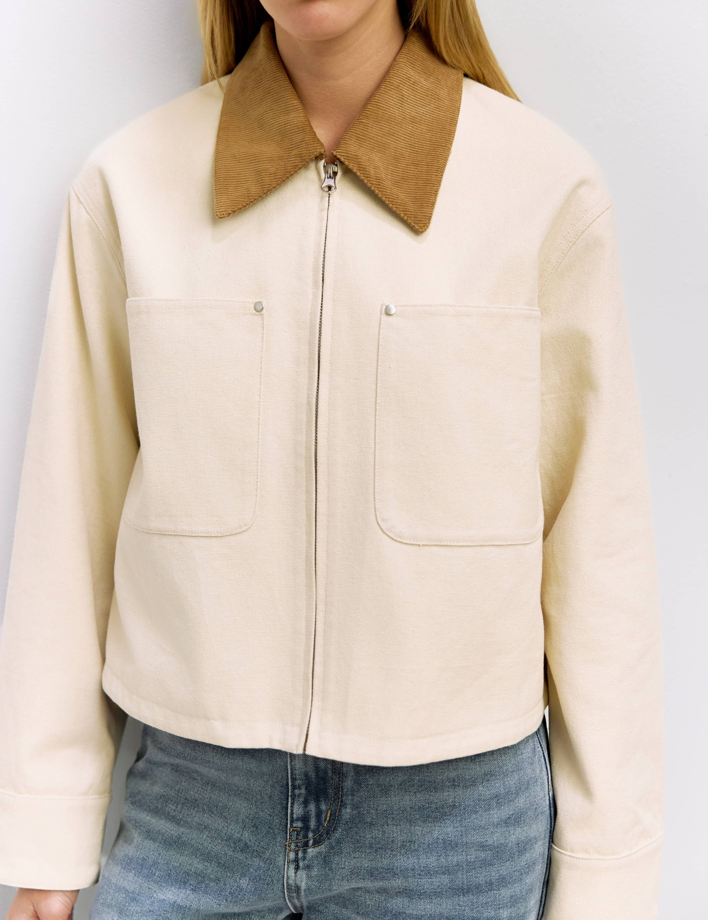 Foxglove Duck Twill Utility Jacket