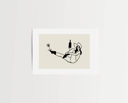 Balance Cowgirl Print