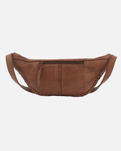 Hanna Woven Leather Belt Bag