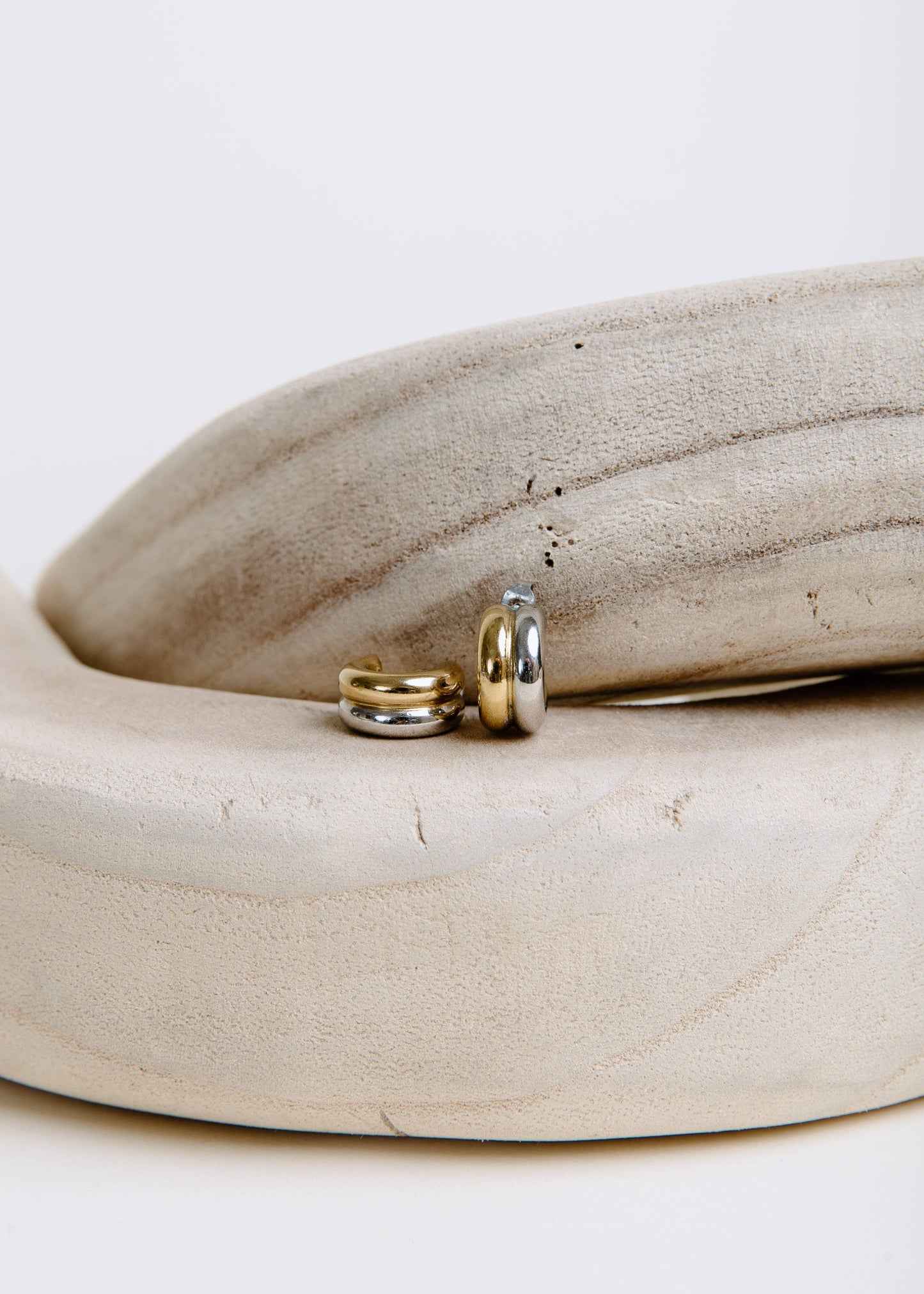 The Staple Hoop - Mixed Metal