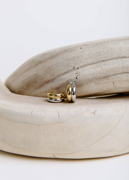 The Staple Hoop - Mixed Metal