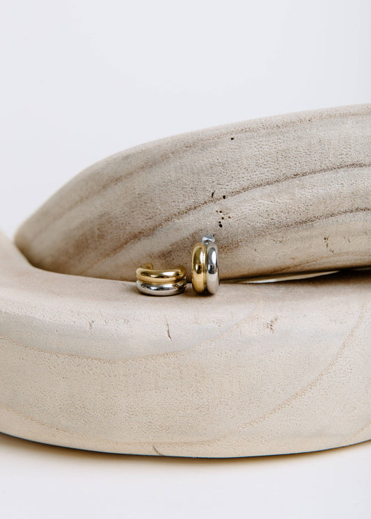 The Staple Hoop - Mixed Metal
