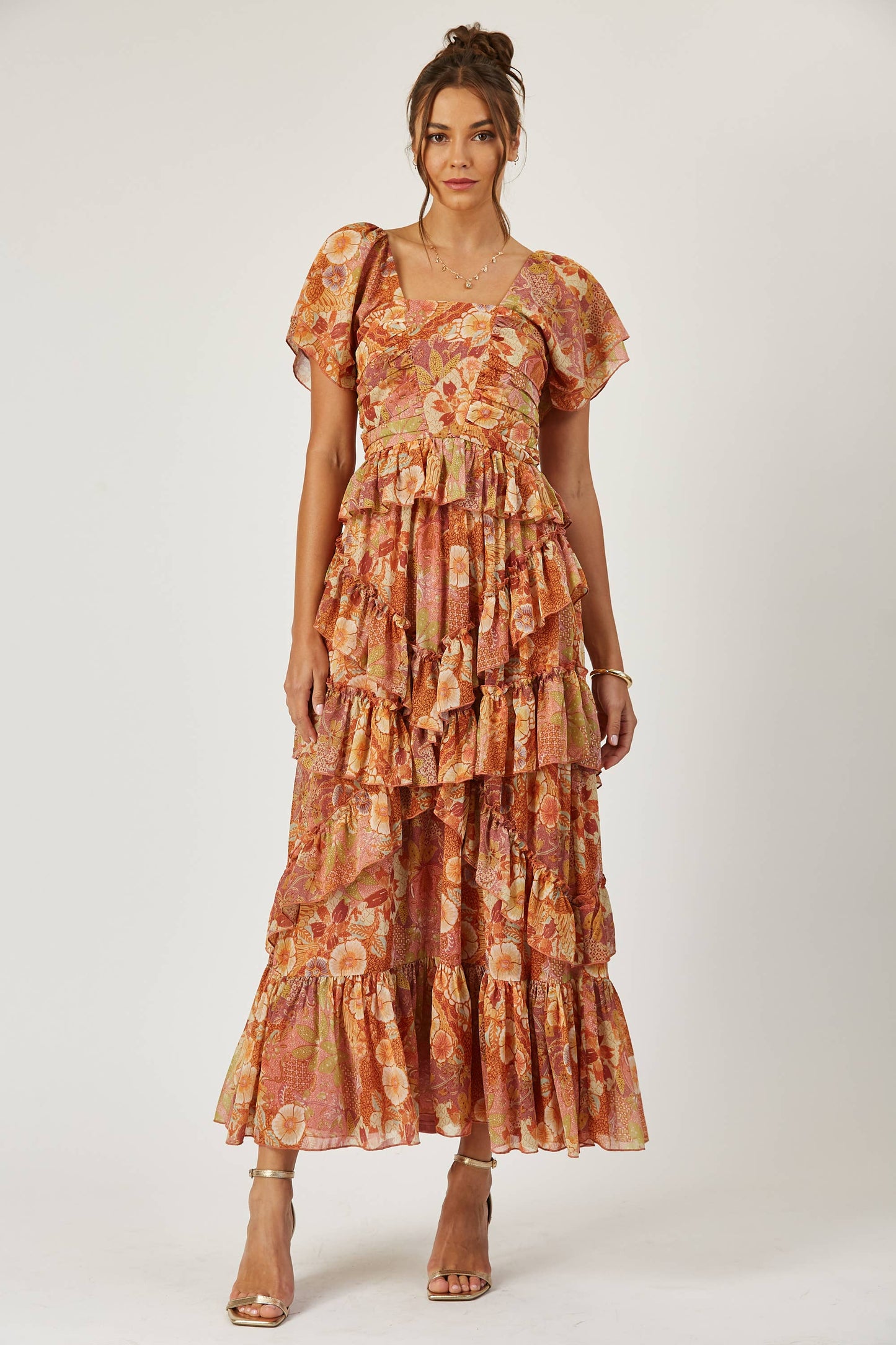 Marigold Ruffle Dress