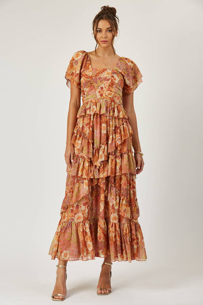 Marigold Ruffle Dress