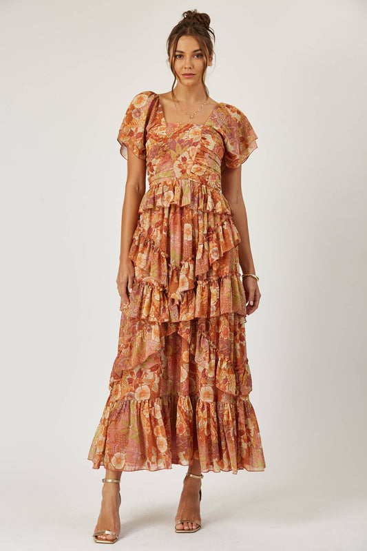 Marigold Ruffle Dress
