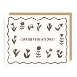 Congratulations Flowers Card