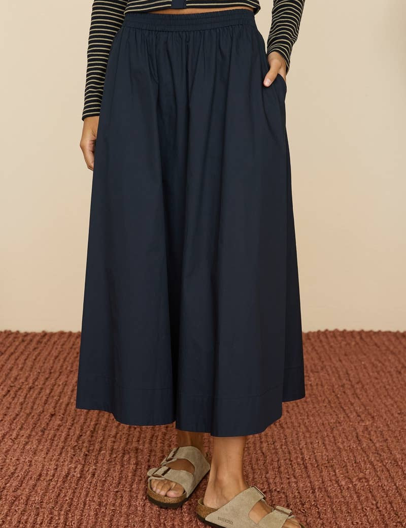 Commons Relaxed Midi Skirt