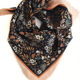 Flora West Printed Silk Bandana