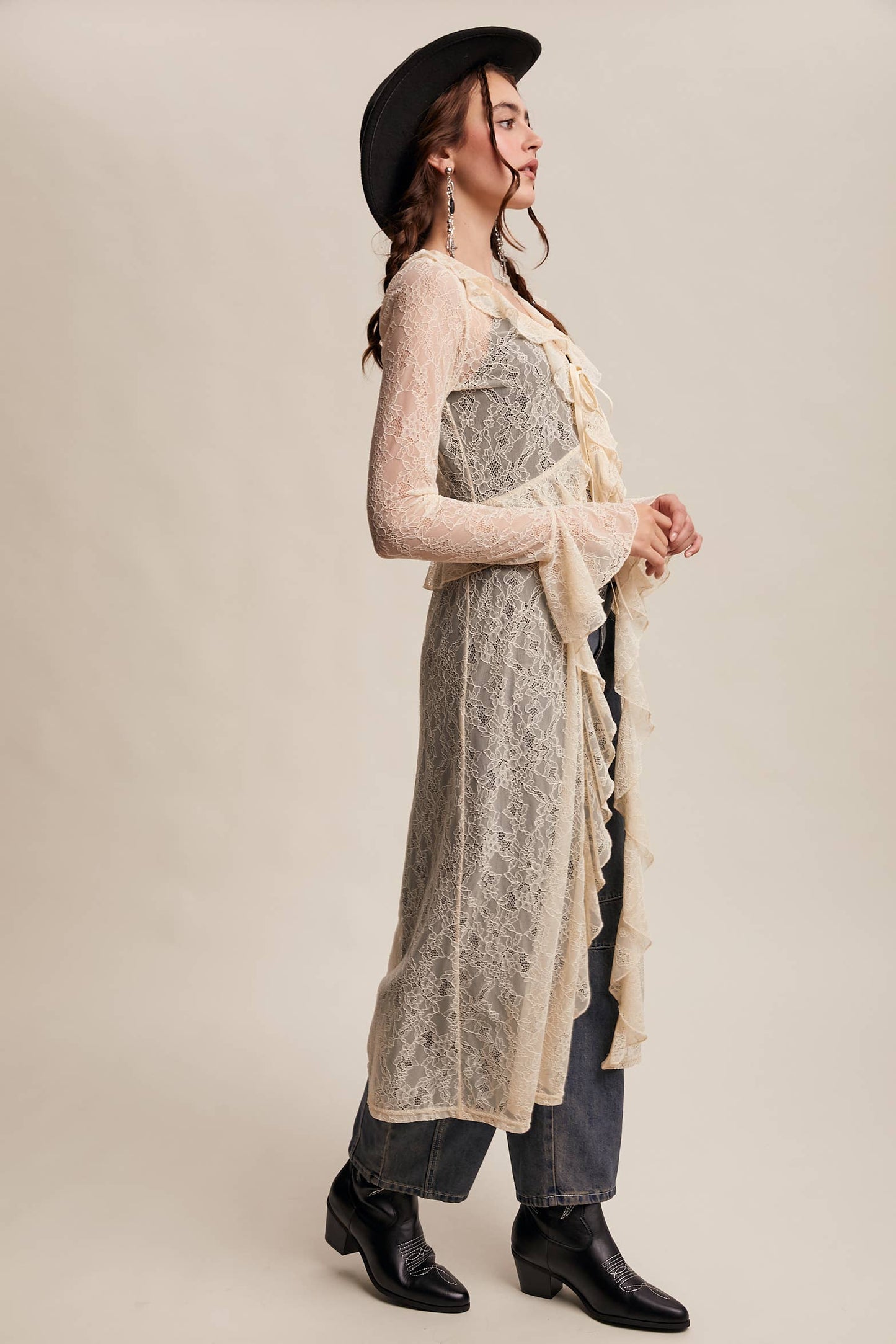 Honeysuckle Lace Duster