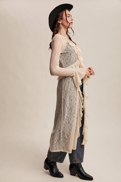 Honeysuckle Lace Duster