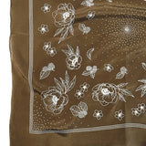 Flora West Printed Silk Bandana