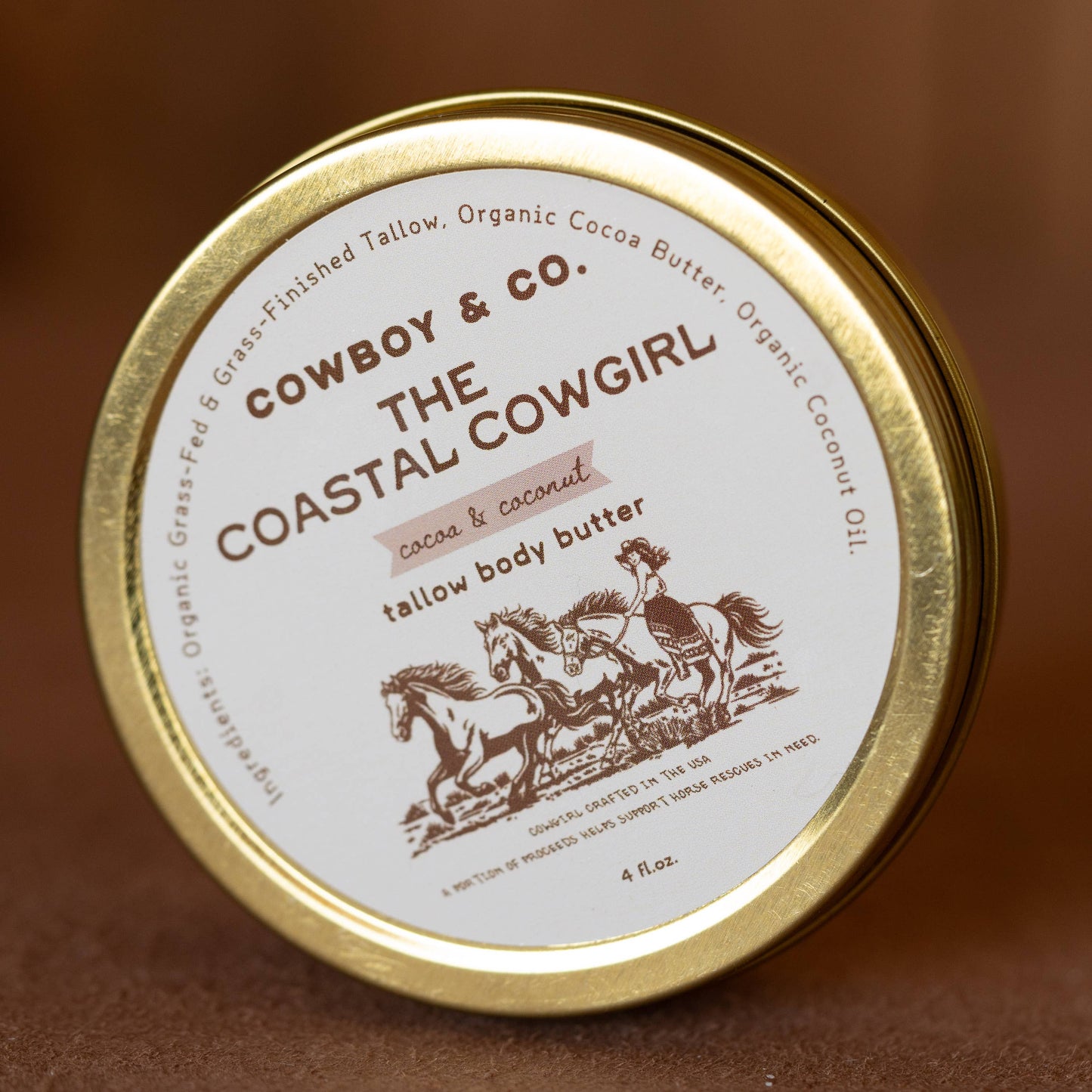 Cocoa + Coconut Tallow Hydrating Body Butter