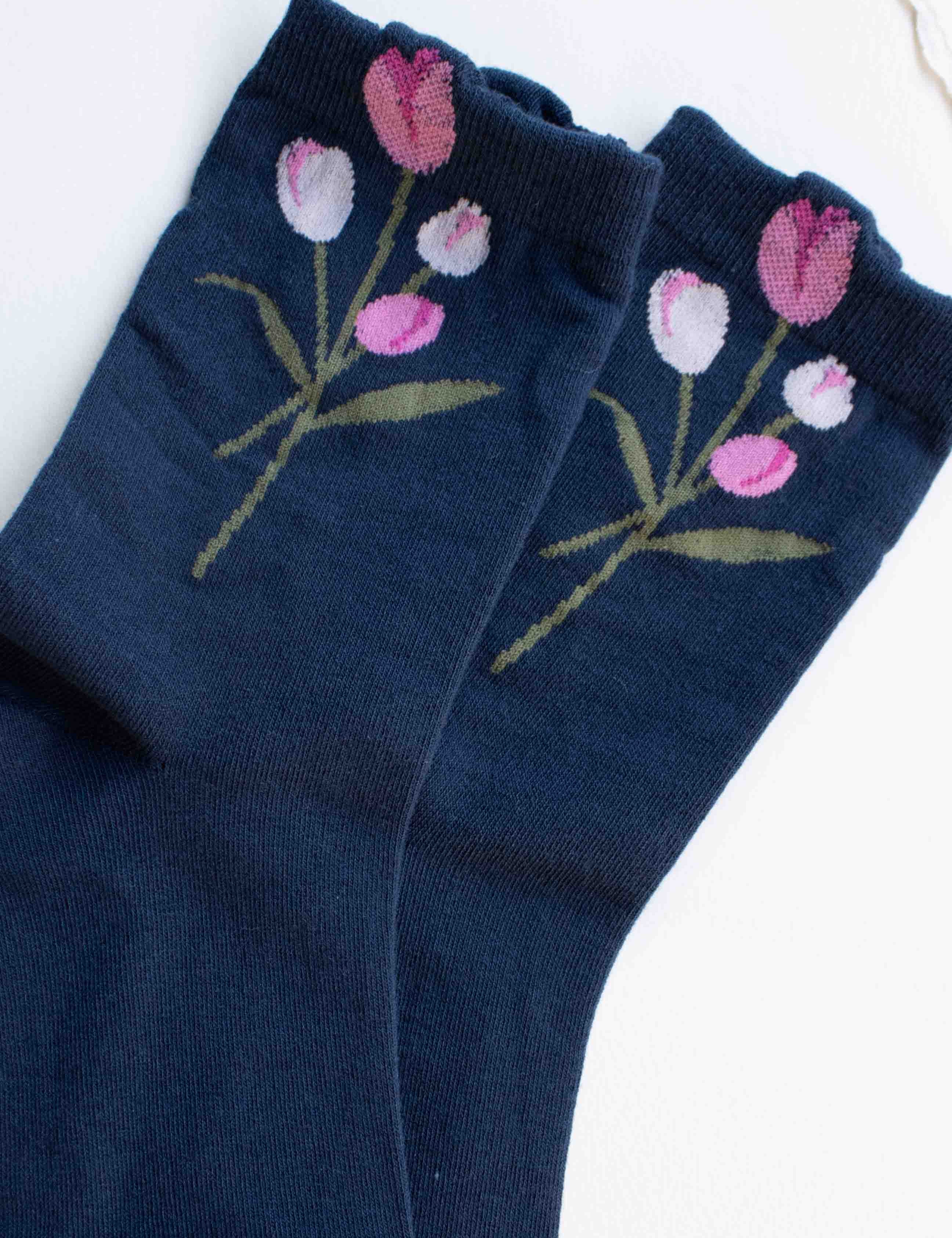 The Tulip Bloom Crew Sock