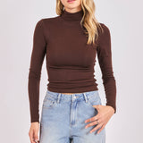 Oak Turtleneck Top