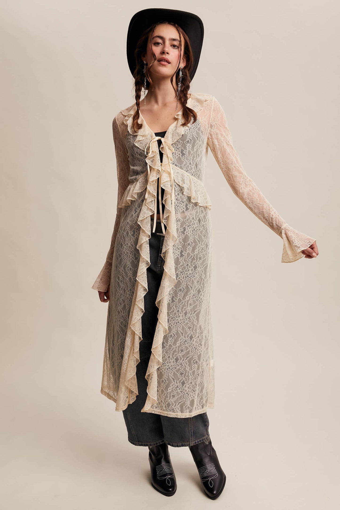 Honeysuckle Lace Duster