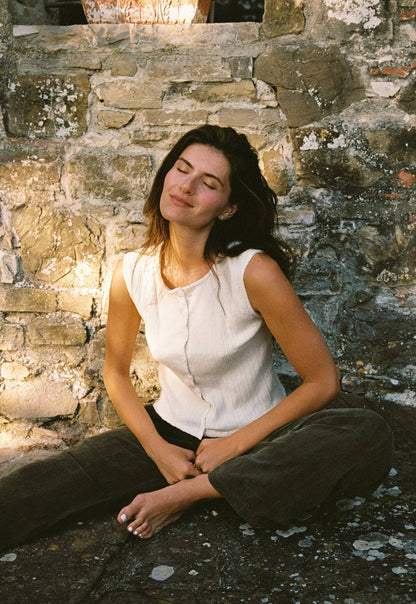 Luna Pointelle Shell