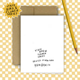 Virginia State Flower & Bird Card