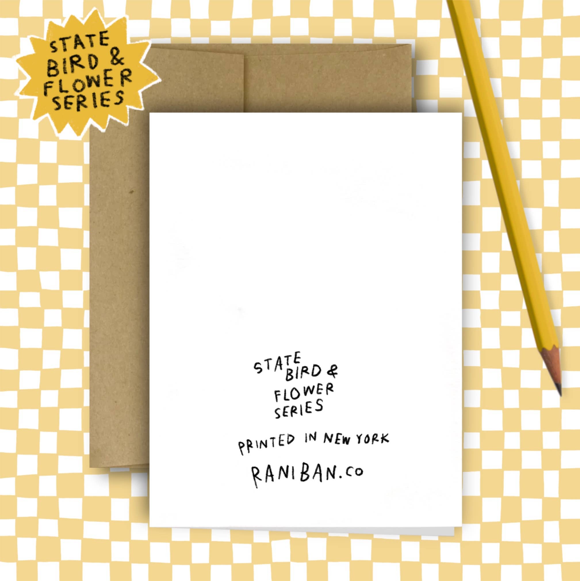 Virginia State Flower & Bird Card