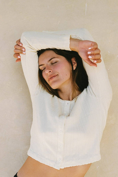 Llyria Pointelle Cardigan