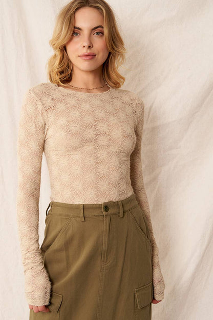Wildflower Lace Mesh Top