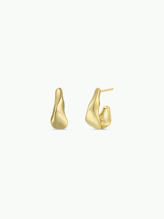 Ripple Hoops – Gold