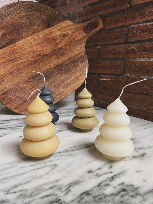 Natural Beeswax Tree Candle