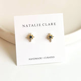 Compass Star Stud Earrings
