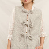 gray tie sweater vest