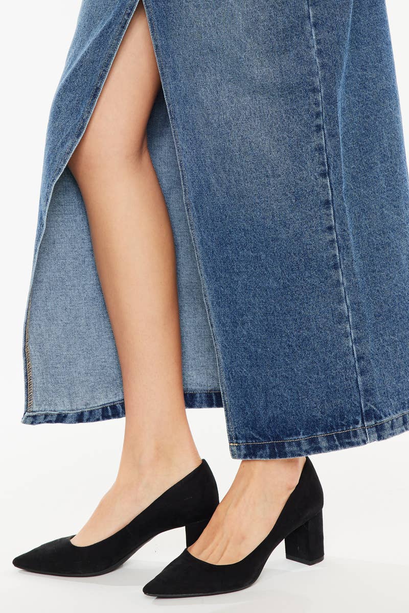 Harper Denim Maxi Skirt