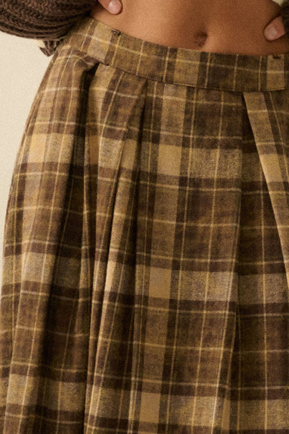 Dakota Skirt – Plaid Flannel Maxi