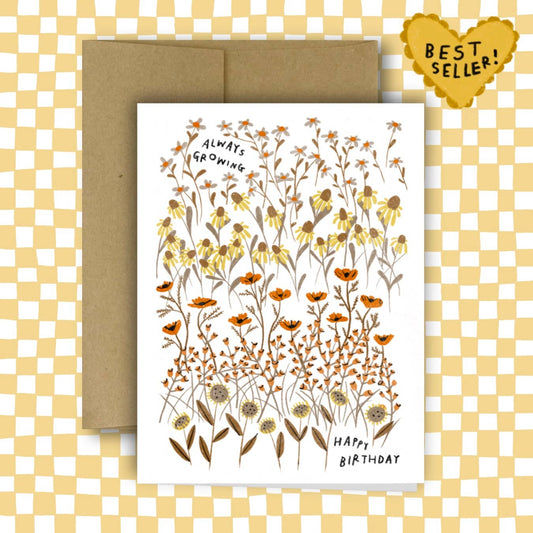 Always Growing Birthday Card