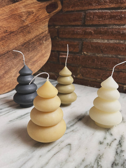 Natural Beeswax Tree Candle