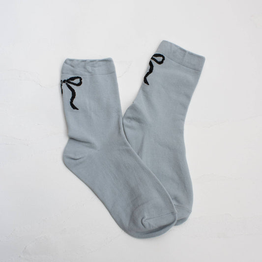 The Ribbon Bow Crew Sock