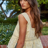 Corolla Embroidered Top