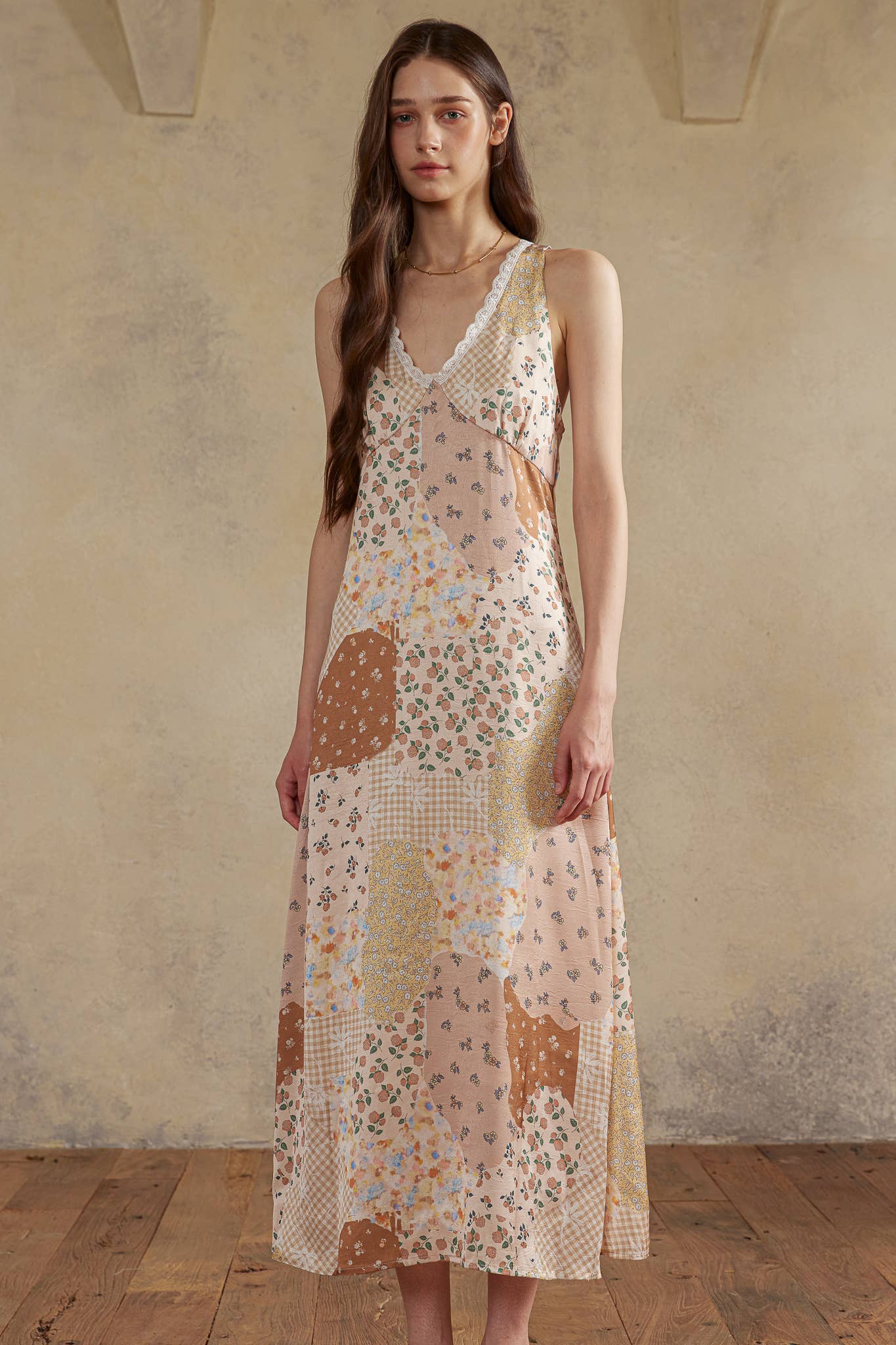 Patchwork Bloom Dress