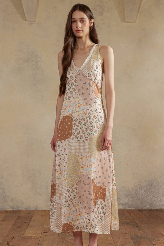 Patchwork Bloom Dress