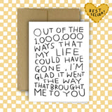 "Life Brought Me To You" Greeting Card