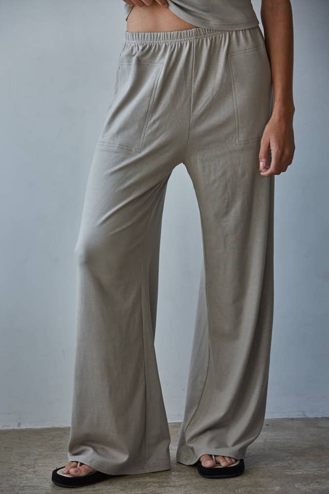 wide leg lounge pants women
soft jersey travel pants
viscose lounge pants women
elastic waist wide leg pants
matching lounge set pants
comfortable travel outfit women
soft summer lounge pants
neutral relaxed fit pants women
elevated loungewear women
summer spritz collection pants