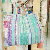 kantha tote bag
pool bag
beach bag
diaper bag
artsy style
unique style 
handmade tote bag
patchwork tote
artisan tote bag
vintage textile tote
kantha stitch tote
fair trade tote bag
sustainable tote bag
handmade market bag
one of a kind tote
ethical fashion accessory
upcycled textile tote
artisan made handbag
vintage fabric tote
boho tote bag
everyday carryall tote
handmade shoulder bag
eco friendly tote
travel tote bag
colorful patchwork tote