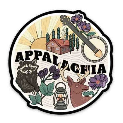 appalachia sticker, gift, outdoorsy gift
