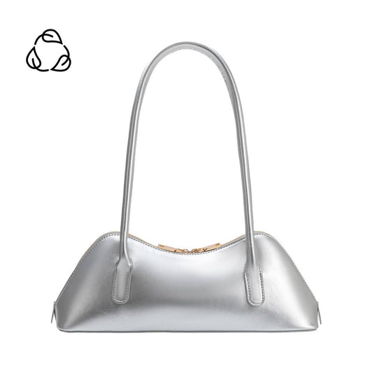 silver handbag