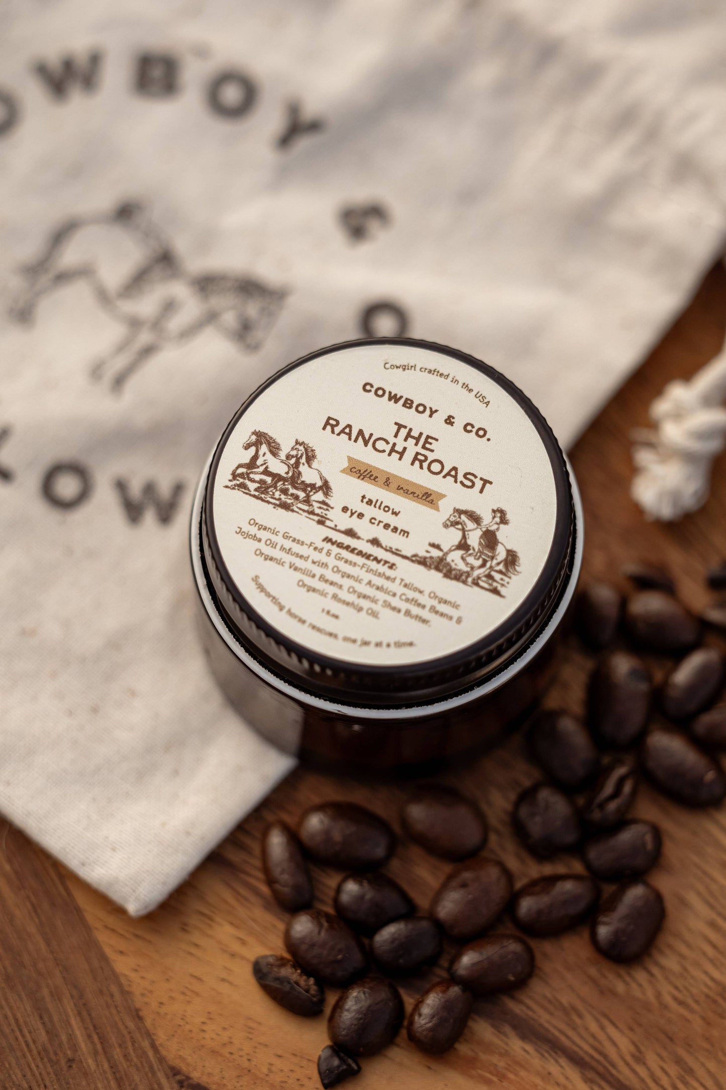 Coffee + Vanilla Tallow Brightening Eye Cream