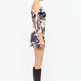The Natasha Cow-Print Mini Dress