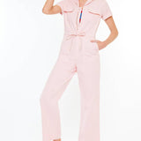 Blush Utility Jumpsuit