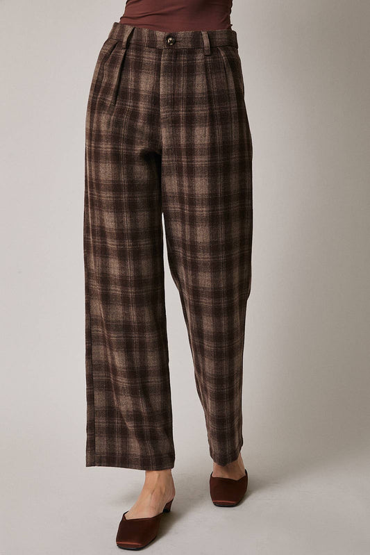 Brownstone Plaid Trouser