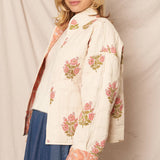 Apricot Garden Reversible Quilted Jacket